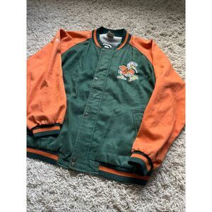 Apex One Miami Hurricane Vintage Bomber Jacket Men’s large